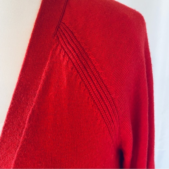 Gap design and crafted red cardigan sweater. Beautifully done. - Picture 8 of 12
